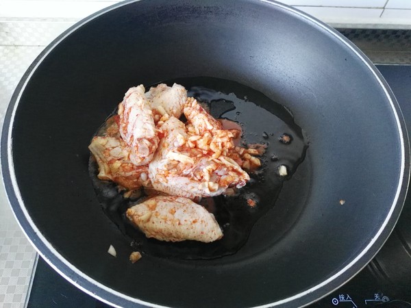 Korean Spicy Stewed Chicken Wings recipe