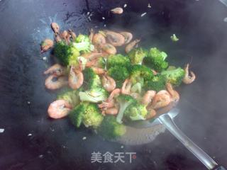 Braised Broccoli with Shrimp recipe