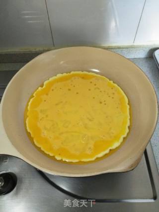 Scrambled Eggs with Bitter Gourd Slices recipe