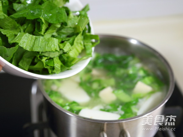 Mustard Ribs and Rice Cake Soup recipe