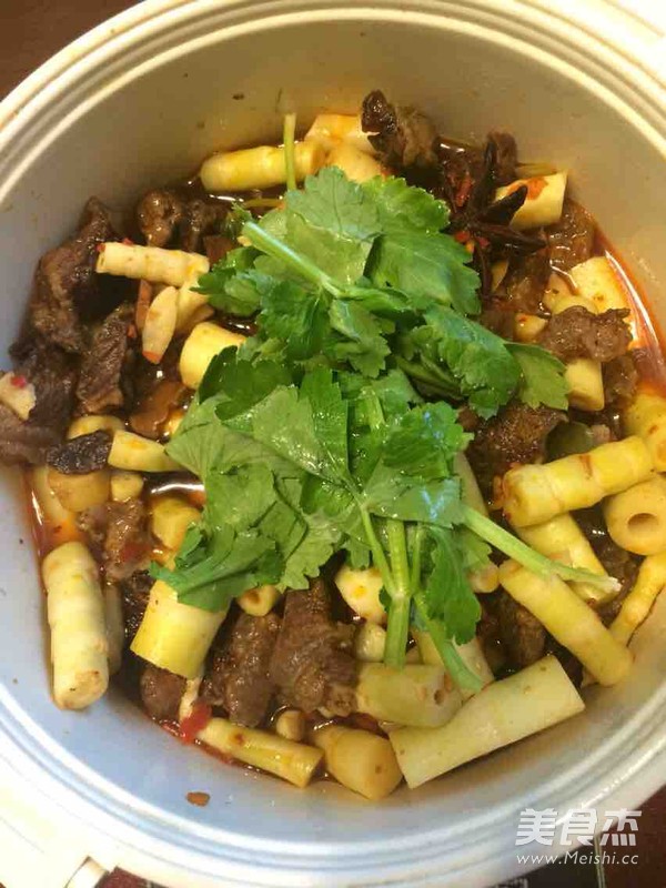 Braised Beef with Bamboo Shoots recipe