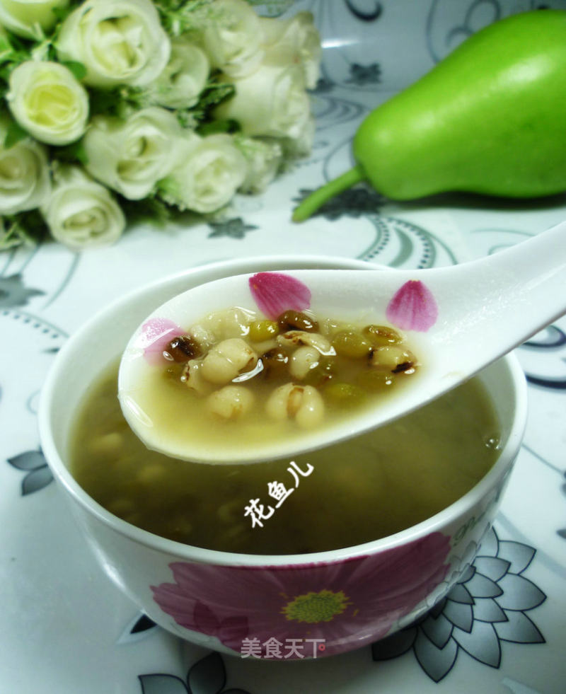 Barley and Mung Bean Soup recipe