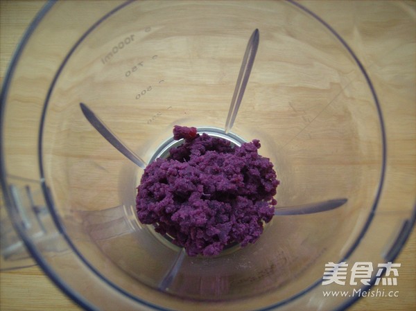 Purple Sweet Potato Yogurt Jelly recipe