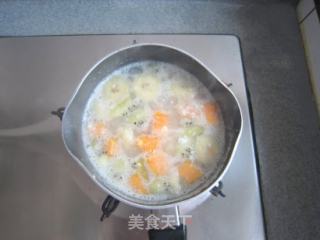 Fresh Corn and Fruit Porridge recipe