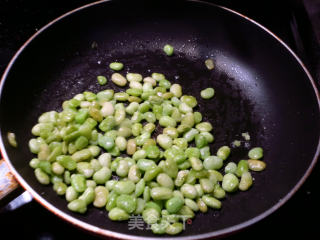 #春食野菜香# Stir-fried Minced Beef with Pickled Vegetables and Lima Beans recipe