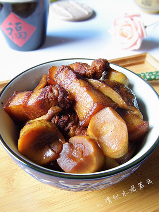 Stewed Pork with Matsutake recipe