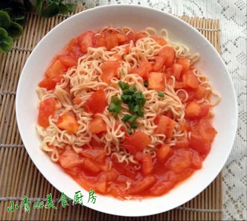 "xiaoqing De Gourmet Kitchen"---tomato Noodles recipe