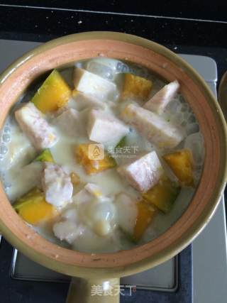 Wangzai Milk Pumpkin Taro Pot recipe