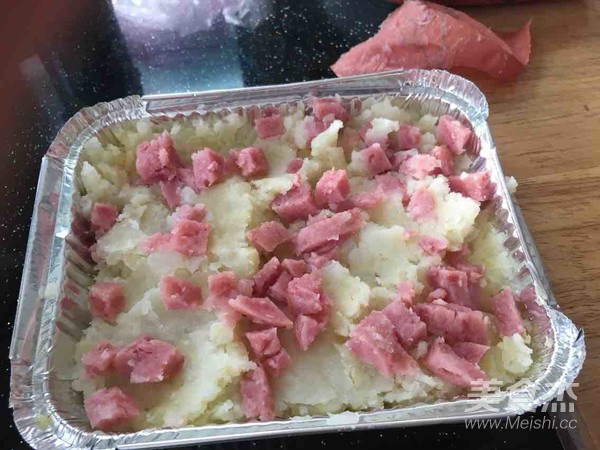 Cheese Baked Mashed Potatoes recipe