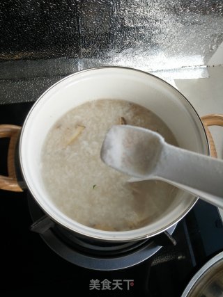 Abalone and Green Vegetable Congee recipe