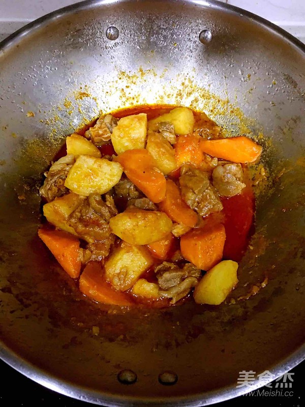 Curry Potato Beef Brisket recipe