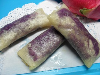 Purple Sweet Potato Spring Roll recipe