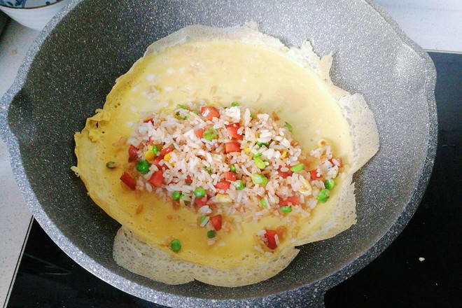 Cat Omelet Rice recipe