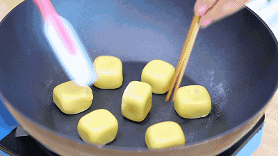 Purple Sweet Potato Cheese Fairy Bean Cake Baby Supplement Recipe recipe
