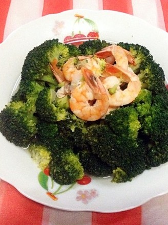 Stir-fried Shrimp with Broccoli recipe