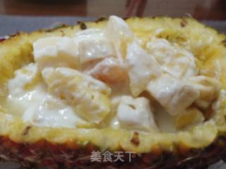 Pineapple Boat Fruit Salad recipe