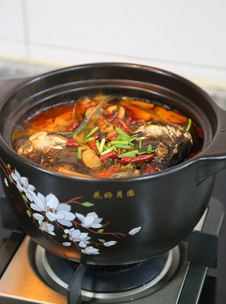Spicy Grass Carp Tofu Pot recipe