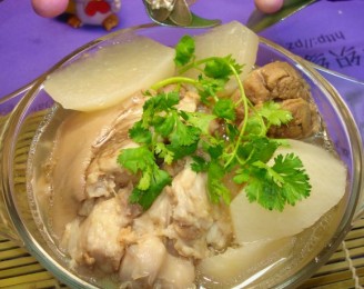 White Radish Stewed Hoof recipe