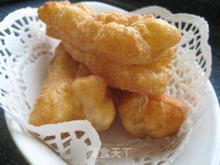 Puffy and Soft Fried Dough Sticks recipe