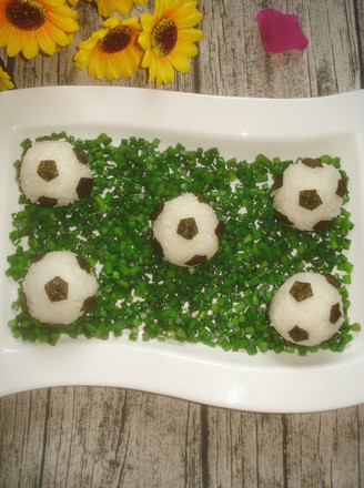 Football Rice Ball recipe
