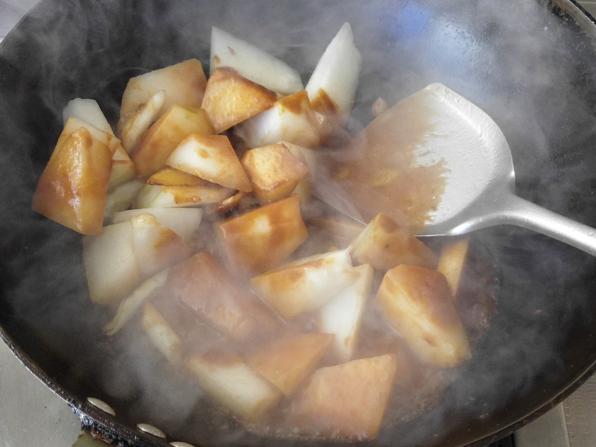 Miso Winter Melon Chicken Ball Soup recipe