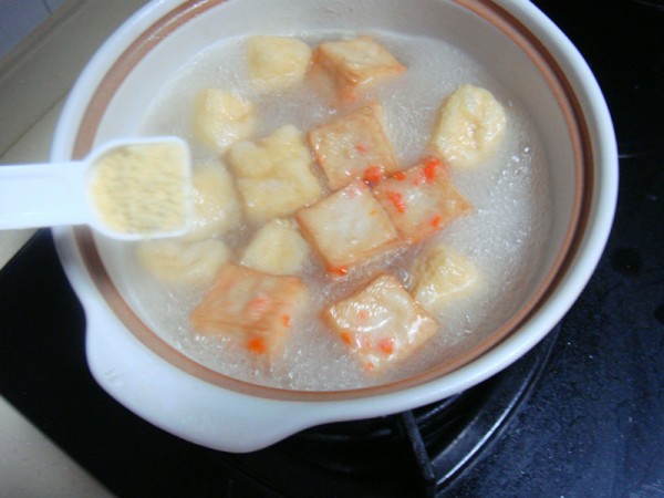 Fish Tofu Stewed Mushroom Soup recipe