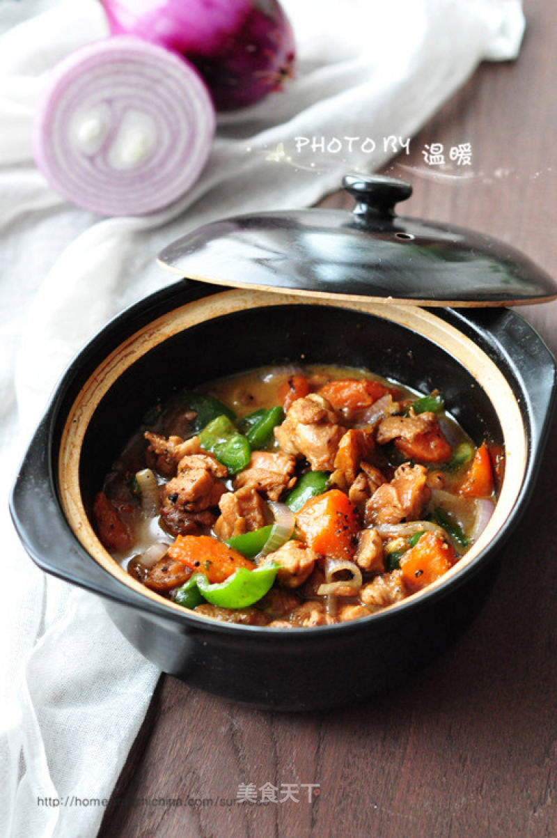 Black Pepper Chicken Drumsticks Claypot recipe
