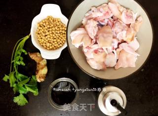 Pork Knuckle Braised Soybeans recipe