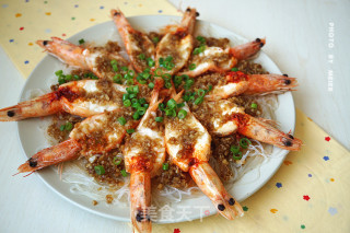 [open Back Shrimp with Garlic Vermicelli] recipe