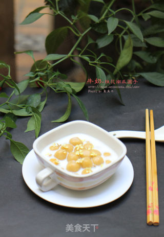 Milk Sweet-scented Osmanthus Pumpkin Balls---the Sweetness of Autumn recipe