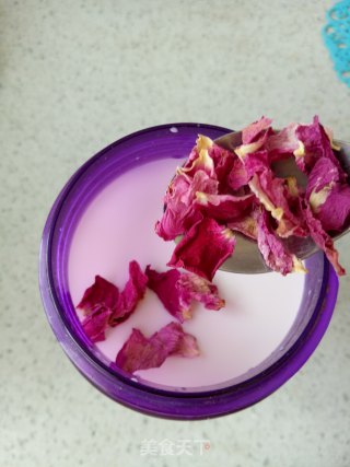 Coconut and Rose Flower Milk Recipe recipe