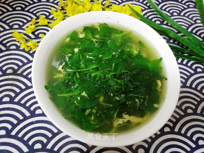 Wolfberry Leaf Egg Soup recipe