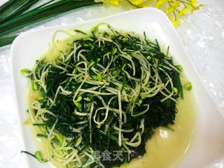 Stir-fried Bean Sprouts with Leek recipe