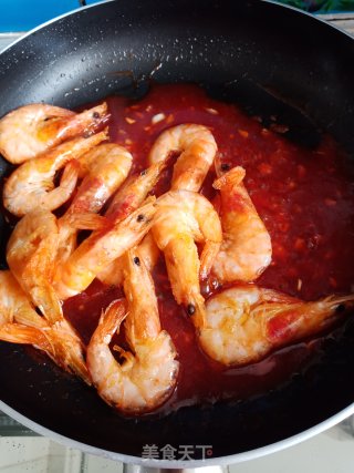 The Fast-handed Prawns are Full of Color, Flavor and Flavor! recipe