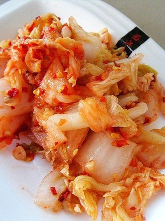 Quick Pickled Spicy Cabbage