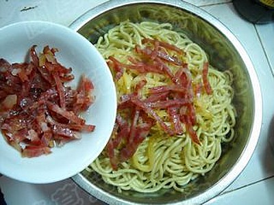 Korean Spicy Cabbage Noodles recipe