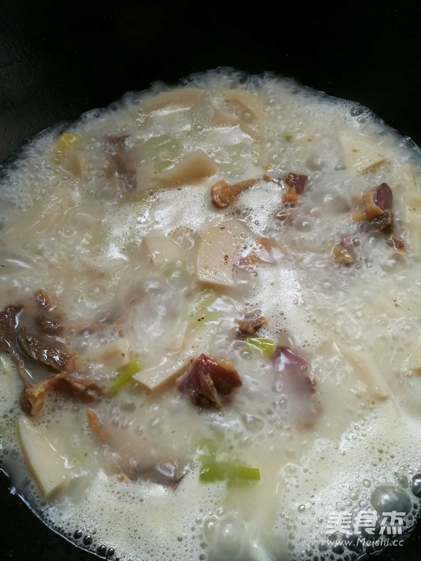 Cured Duck and Bamboo Shoot Soup recipe