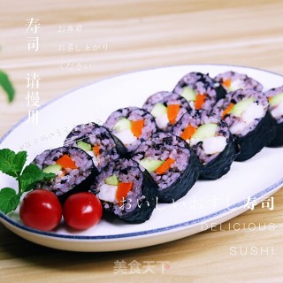 Baby Nutrition Meal-pink Prawn Sushi Roll recipe