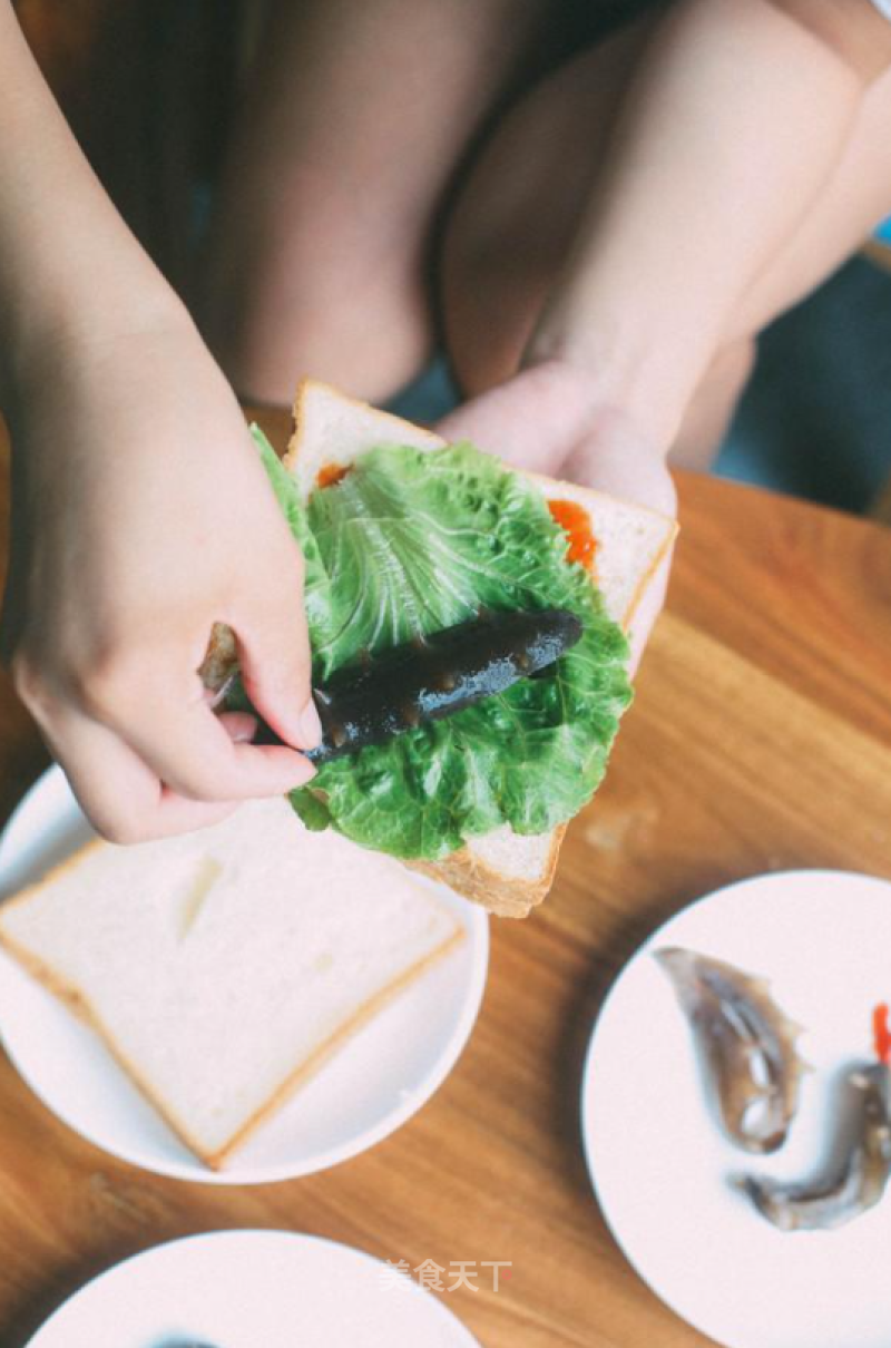 Sea Cucumber Sandwich recipe