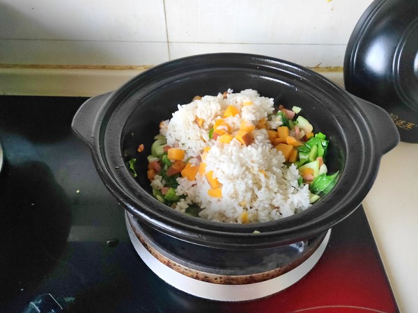 Fried Rice with Vegetables and Eggs recipe