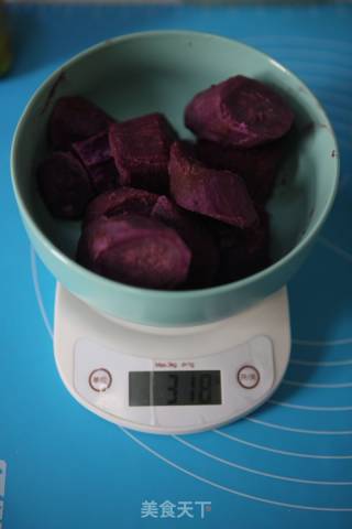 [beijing] Osmanthus Purple Sweet Potato White Skin Crisp recipe