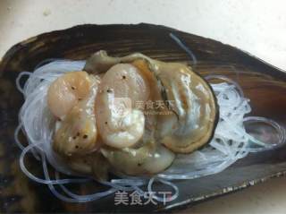 Steamed Scallops with Garlic Vermicelli recipe