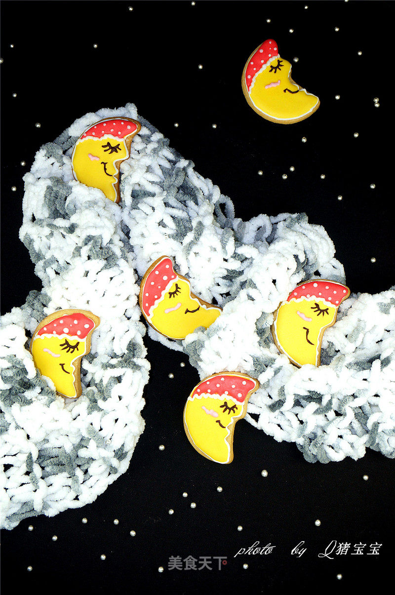 Moon Baby Cartoon Biscuit