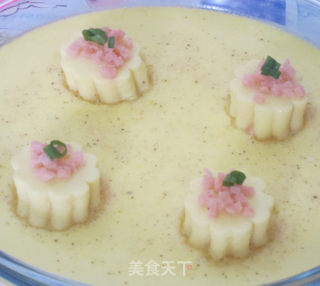 Steamed Egg with Tofu recipe