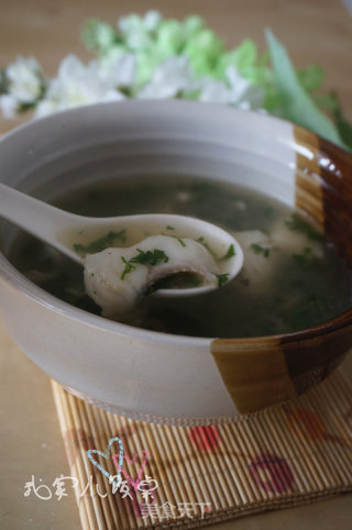 Jade Shepherd's Purse Fish Fillet Soup recipe