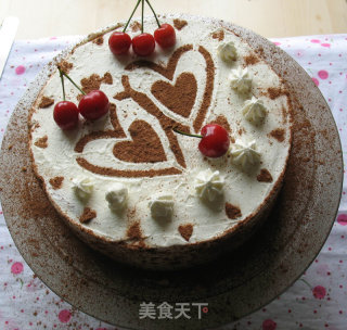 Double Heart Cake recipe