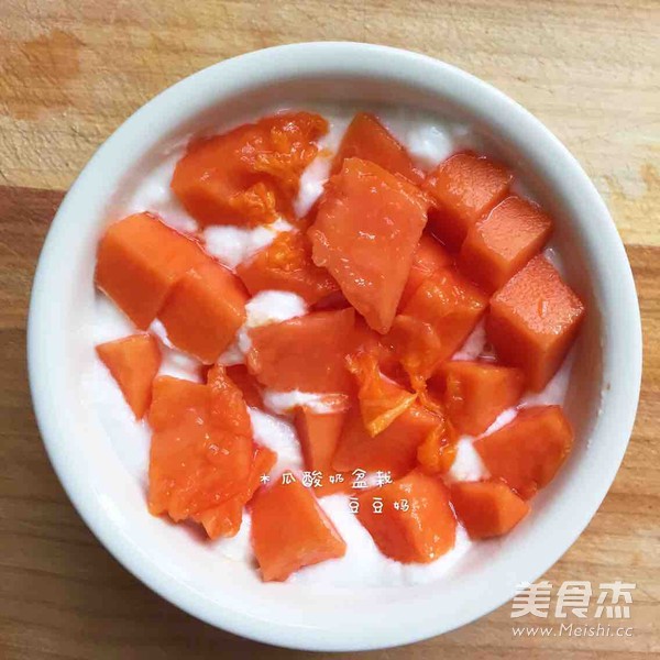 Potted Papaya Yogurt recipe