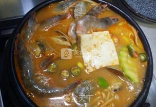 Korean Seafood Miso Soup recipe