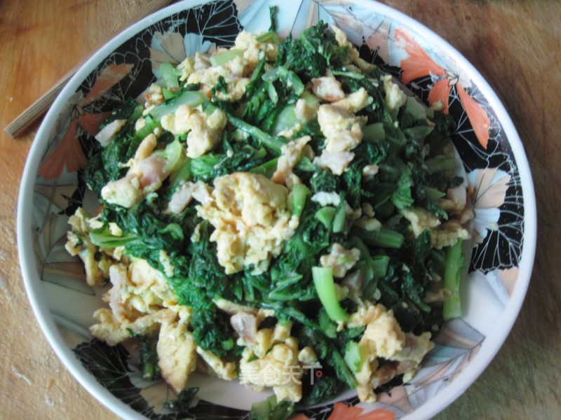 Scrambled Eggs with Chinese Cabbage
