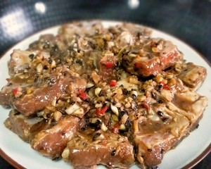 Home Cooking ~ Steamed Pork Ribs with Black Bean Sauce recipe